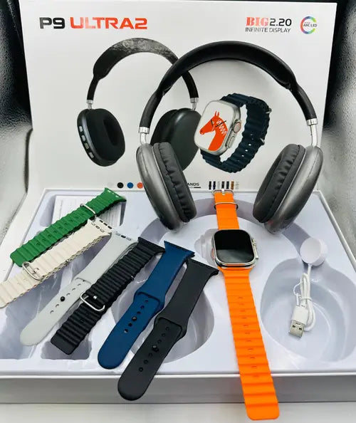 Latest Ultra Smart Watch with Best Quality Headphone