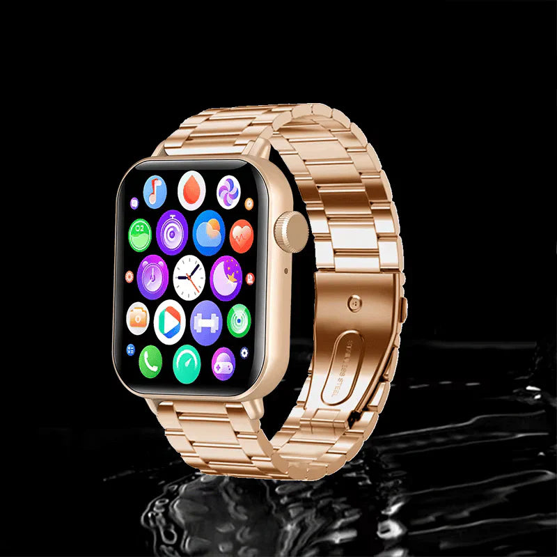 New Series 9 Smart Watch With Rolex Chain +1 Free Silicon Strap